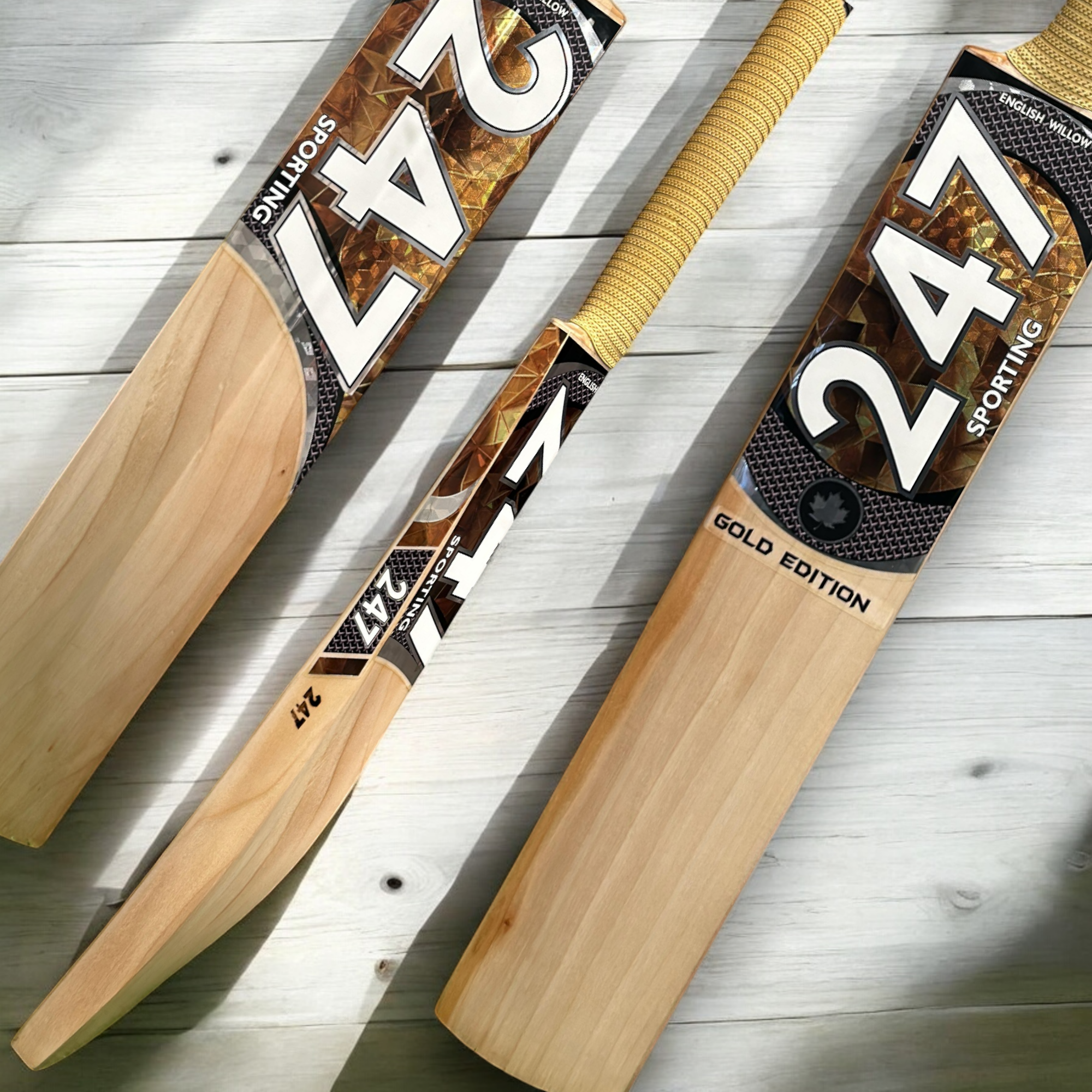 247 Gold Limited Edition Cricket Bat