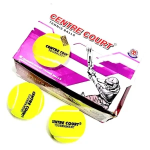 Centre Court Yellow Heavy Tennis Cricket Ball
