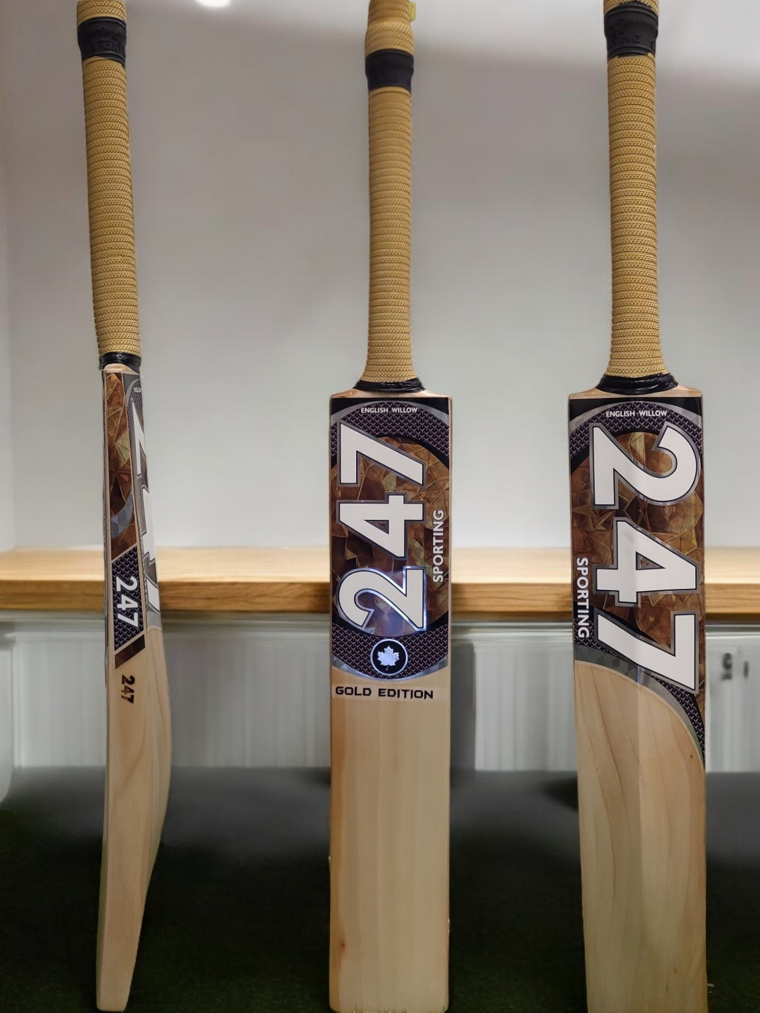 247 Gold Limited Edition Cricket Bat