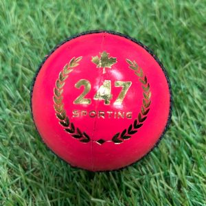 247 Original Turf Pink Leather Cricket Ball