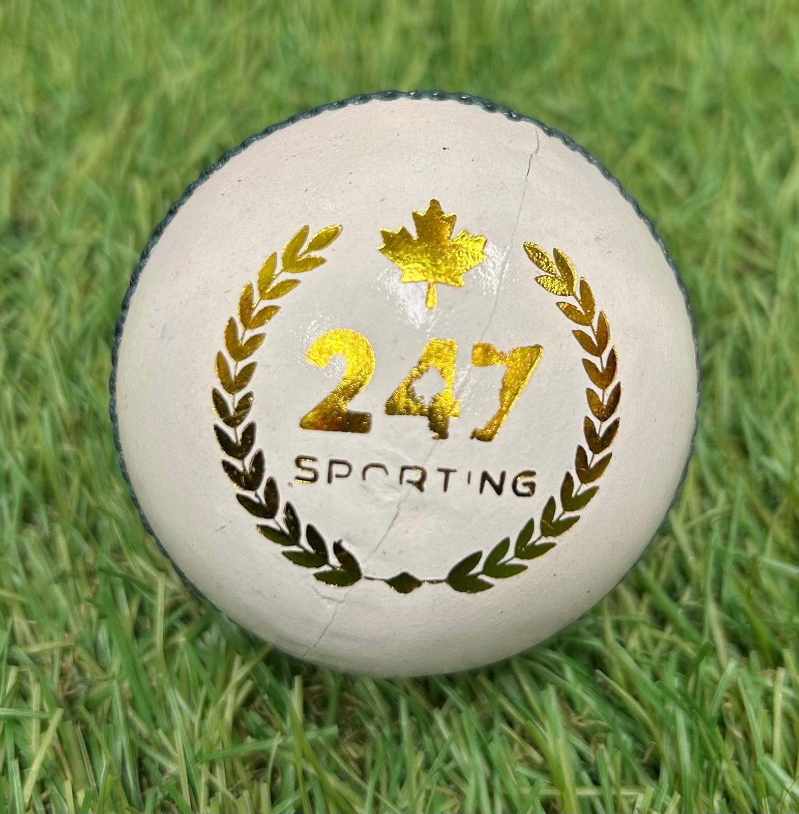 247 Original Turf White Leather Cricket Ball