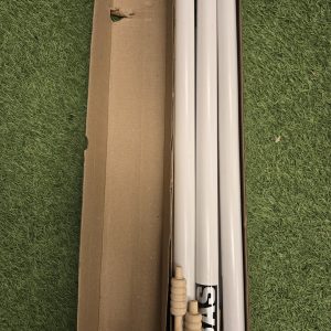 BAS cricket stumps white