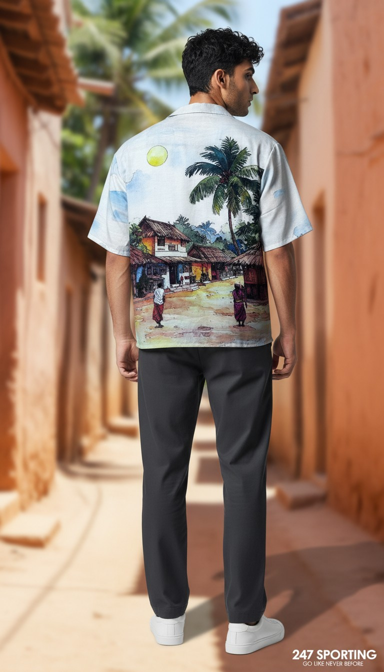 Luxury Ethnic Onam Kerala Naadu Sailor Shirt