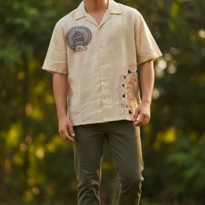 Luxury Ethnic Onam Kathakali Sailor Shirt